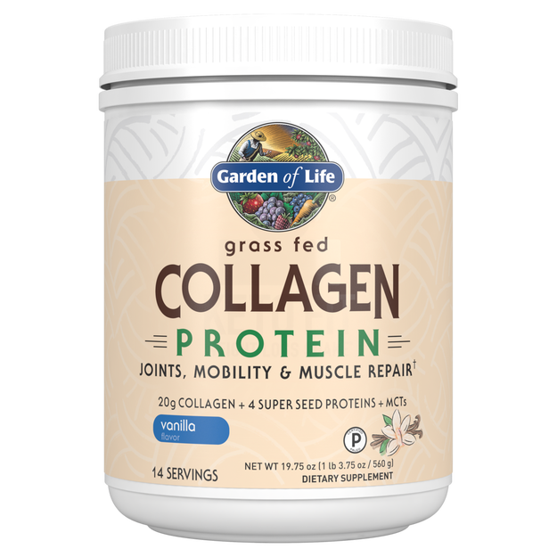 Garden of Life - Grass Fed Collagen Protein Vanilla - 19.75 oz