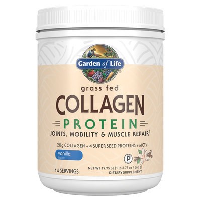Garden of Life - Grass Fed Collagen Protein Vanilla - 19.75 oz
