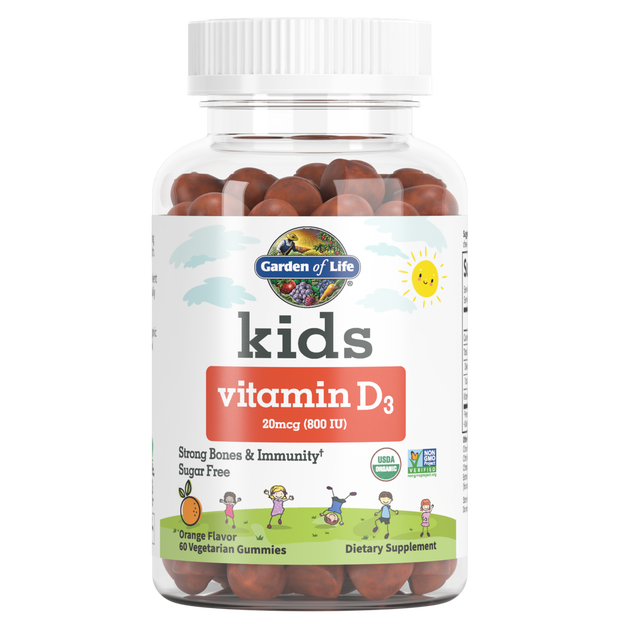 Garden of Life - Kids Vitamin D3 800 IU - 60 Gummies