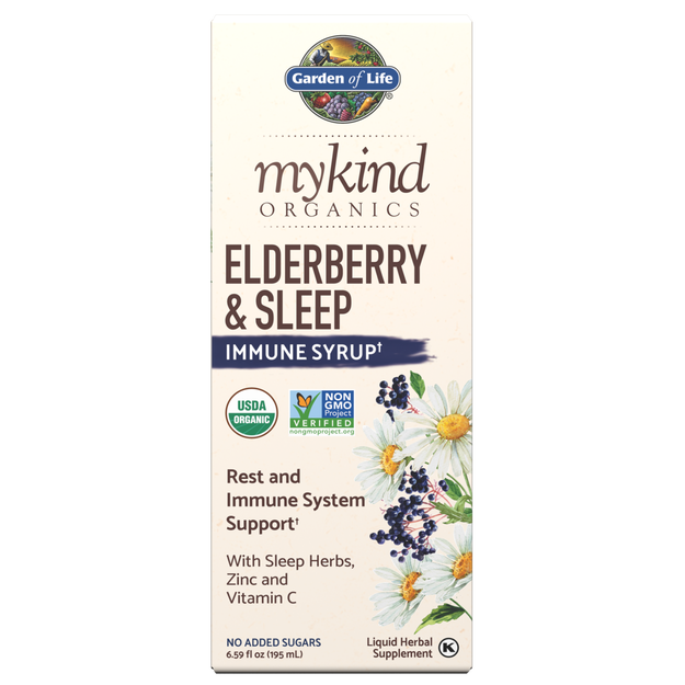 Garden of Life - Mykind Organics Elderberry &amp; Sleep Immune Syrup - 6.59 oz