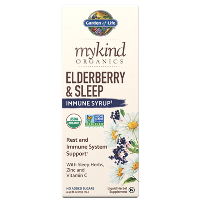 Garden of Life - Mykind Organics Elderberry &amp; Sleep Immune Syrup - 6.59 oz
