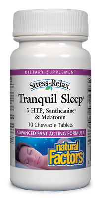 Natural Factors - Tranquil Sleep - 10 Chewables