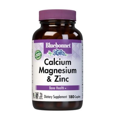 Bluebonnet - Calcium Magnesium Plus Zinc - 180 Capsules