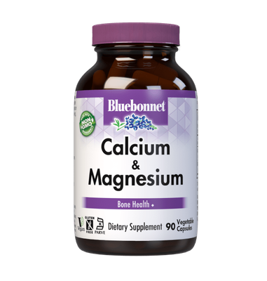 Bluebonnet - Calcium Plus Magnesium - 90 Veg Capsules