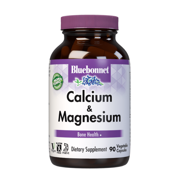 Bluebonnet - Calcium Plus Magnesium - 90 Veg Capsules