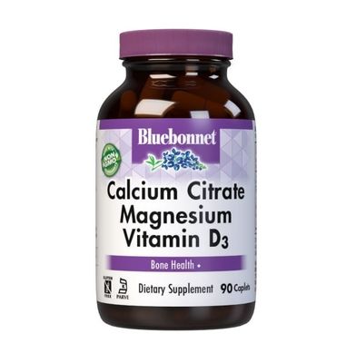 Bluebonnet - Calcium Citrate Magnesium Plus Vitamin D3 - 90 Capsules Bluebonnet - Calcium Citrate Magnesium Plus Vitamin D3 - 90 Capsules
