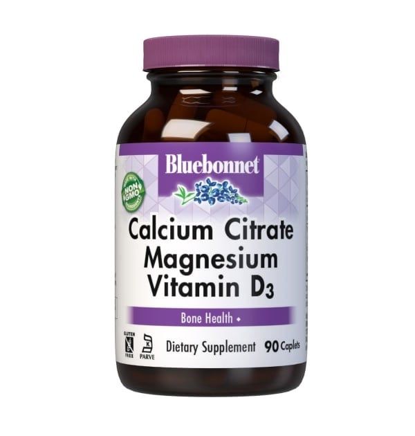 Bluebonnet - Calcium Citrate Magnesium Plus Vitamin D3 - 90 Capsules