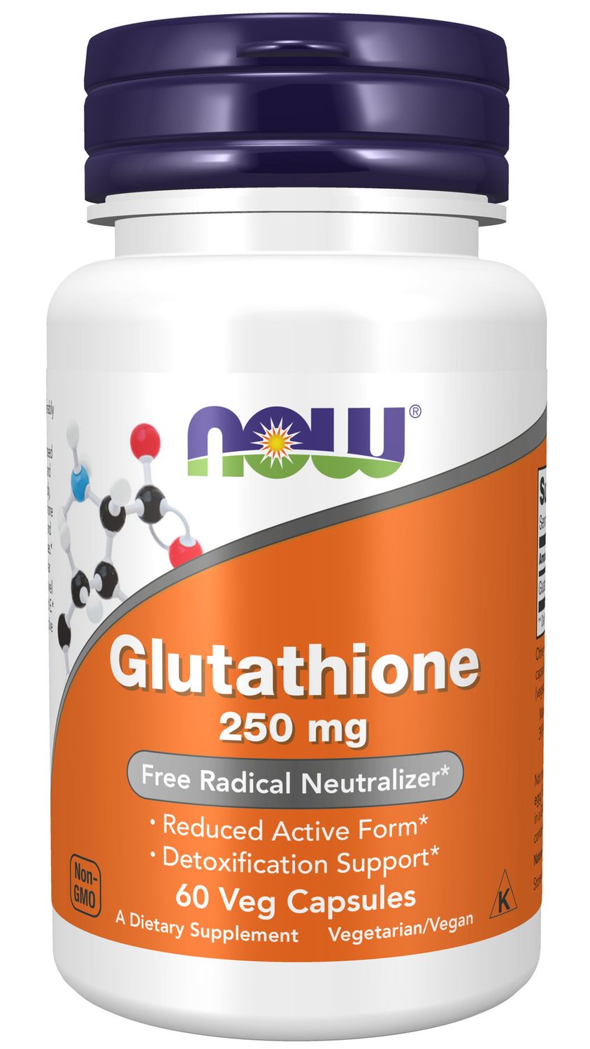 Now - Glutathione 250mg - 60 Capsules