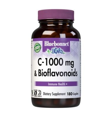 Bluebonnet - C-1000 mg Plus Bioflavonoids - 180 Capsules