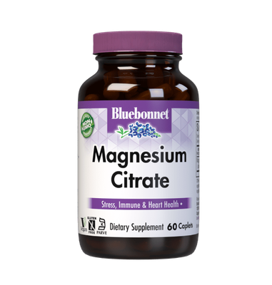 Bluebonnet - Magnesium Citrate Chelated - 60 Capsules