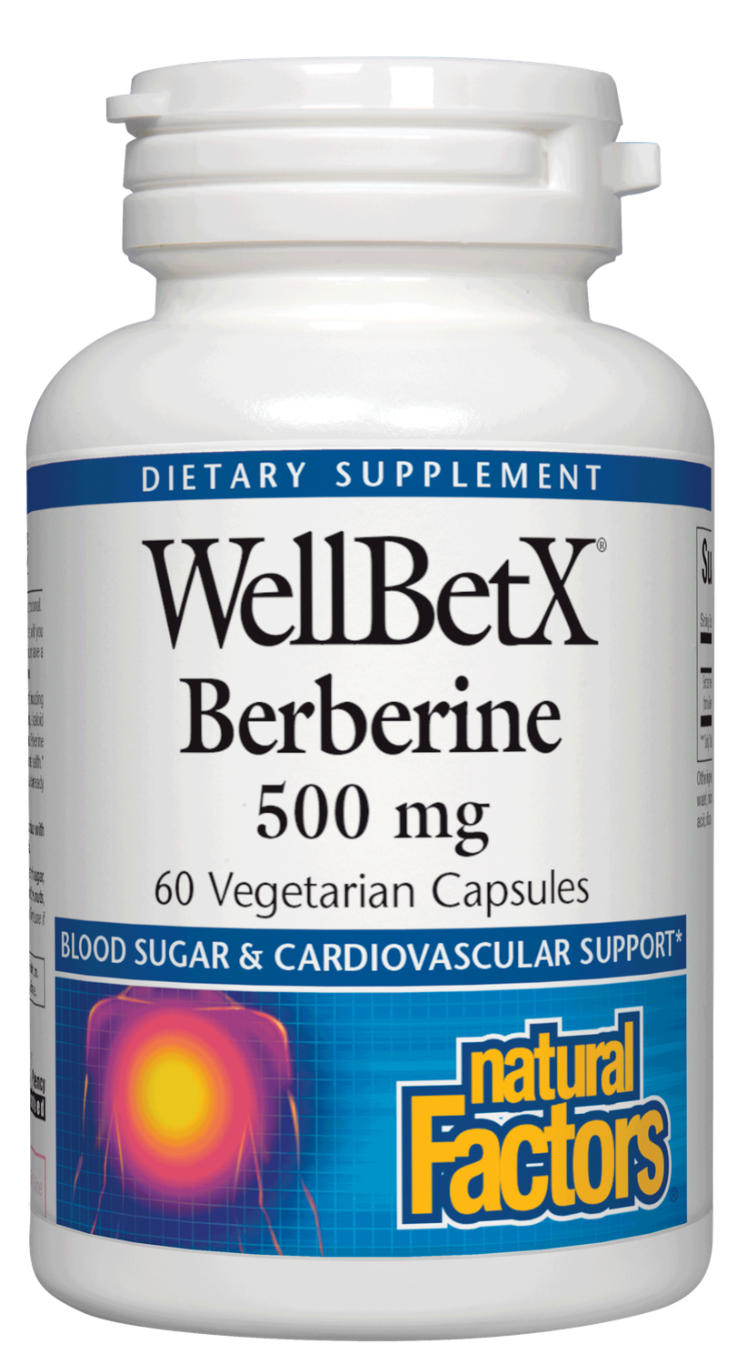 Natural Factors - Wellbex Berberine - 60 Veg Capsules