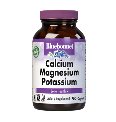 Bluebonnet - Calcium Magnesium Plus Potassium - 90 Capsules Bluebonnet - Calcium Magnesium Plus Potassium - 90 Capsules