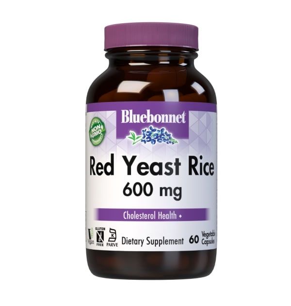 Bluebonnet - Red Yeast Rice 600 mg - 60 Veg Capsules