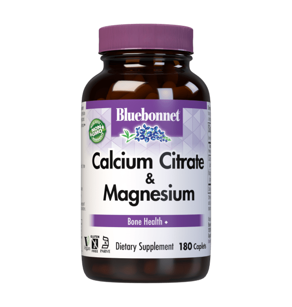 Bluebonnet - Calcium Citrate + Mag - 180 Capsules