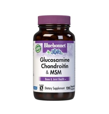 Bluebonnet - Glucosamine Chondroitin MSM - 120 Capsules