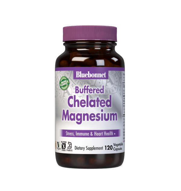 Bluebonnet - Chelated Magnesium - 120 Veg Capsules
