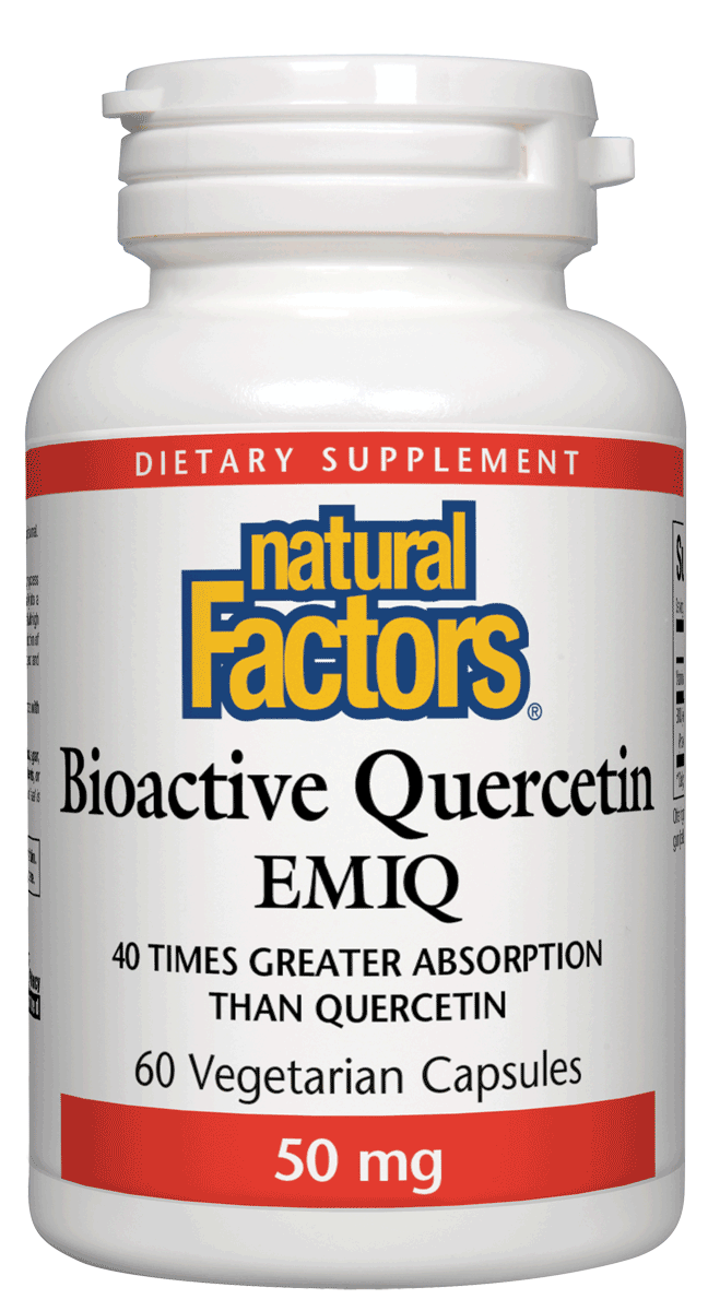 Natural Factors - Bioactive Quercetin Emiq 50 mg - 60 Veg Capsules