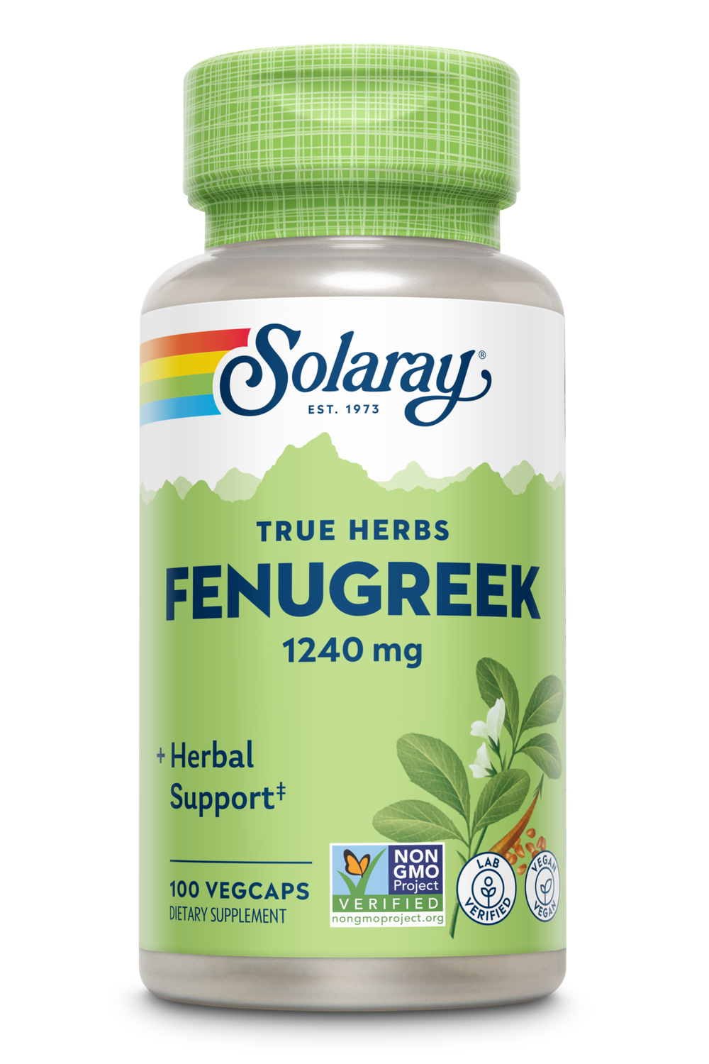 Solaray - Fenugreek Seed - 100 Capsules