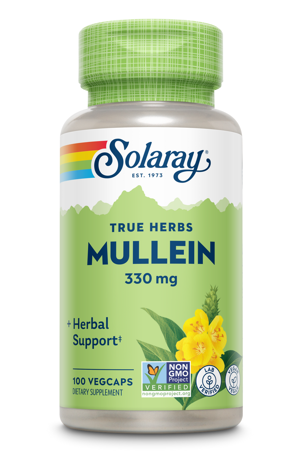 Solaray - Mullein Leaves - 100 Capsules