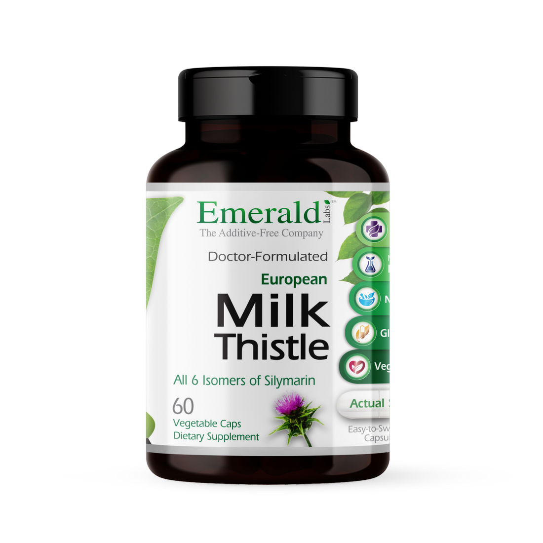 Emerald Labs - Milk Thistle - 60 Veg Capsules