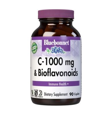 Bluebonnet - Vitamin C 1000 mg Plus Bioflavonoids - 90 Capsules