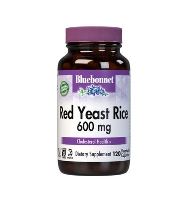 Bluebonnet - Red Yeast Rice 600 mg - 120 Veg Capsules