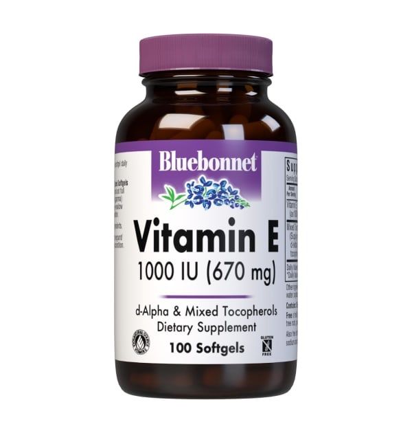 Bluebonnet - Natural Vitamin E - 100 Softgels