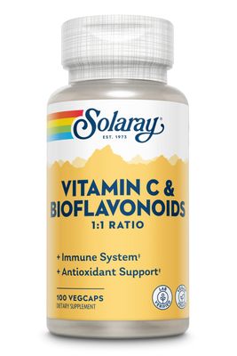 Solaray - Vitamin C - 100 Capsules