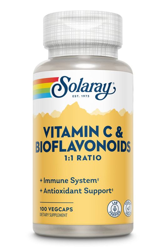 Solaray - Vitamin C - 100 Capsules