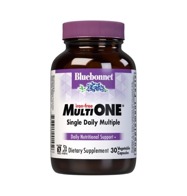 Bluebonnet - Multi One Iron Free - 30 Veg Capsules