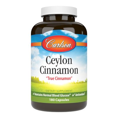Carlson - Ceylon Cinnamon - 180 Capsules