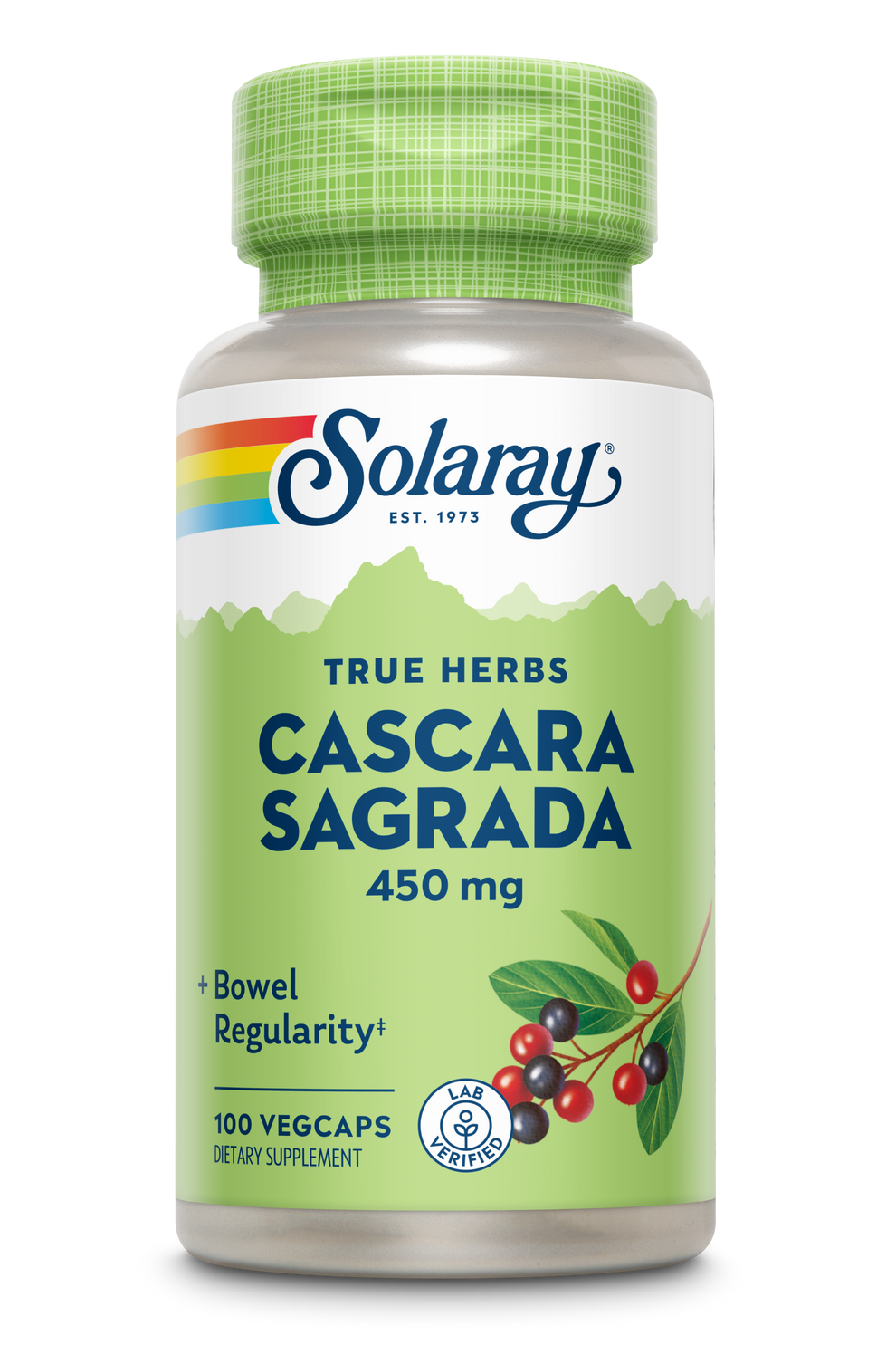 Solaray - Cascara Sagrada - 100 Capsules