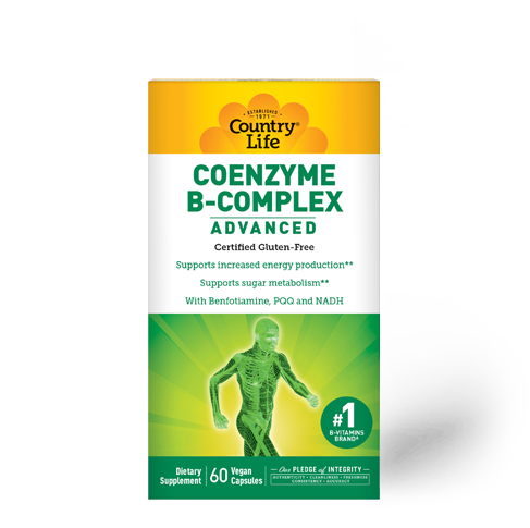 Country Life - Coenzyme B Complex Advanced - 60 Veg Capsules