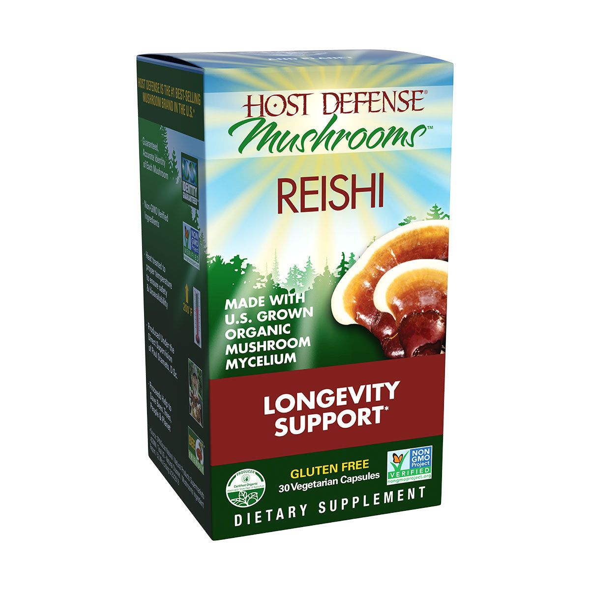 Host Defense - Reishi - 30 Veg Capsules