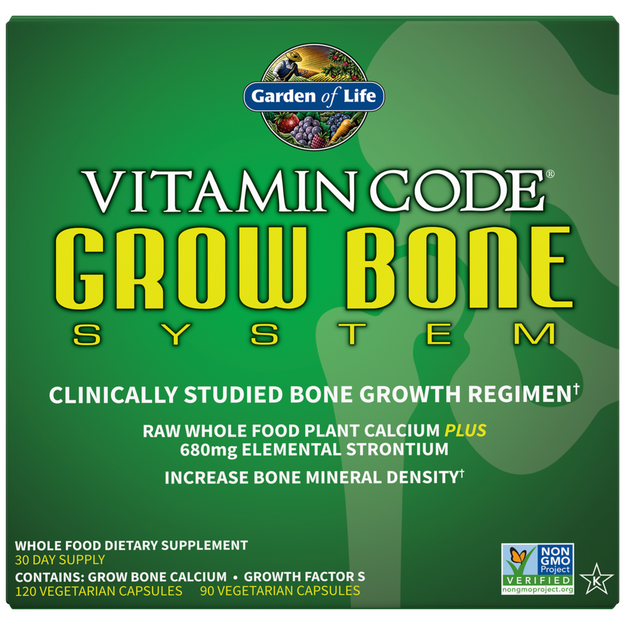 Garden of Life - Vitamin Code Grow Bone System - 1 Kit