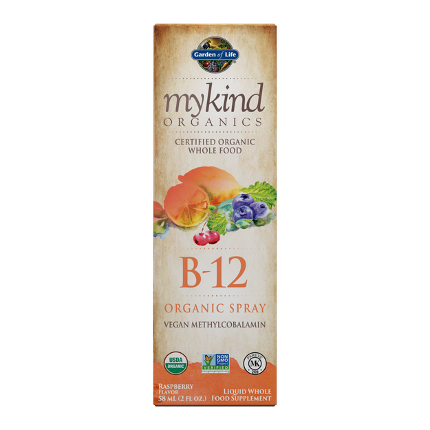 Garden of Life - Mykind Organics B-12 Organic Spray Raspberry - 2 oz