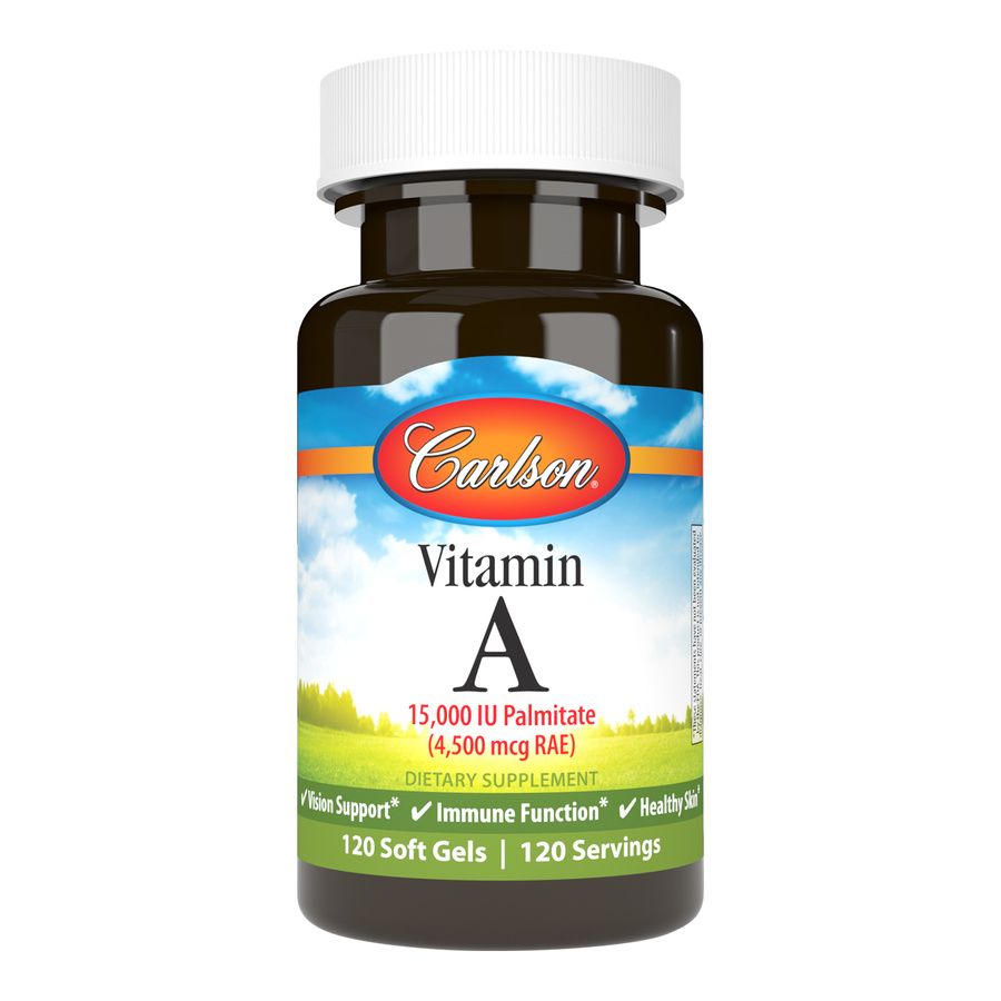 Carlson - Vitamin A 15,000 IU Palmitate - 120 Softgels