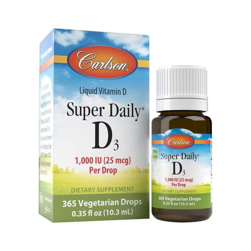Carlson - Super Daily D3 1,000 IU - 10.3 ml