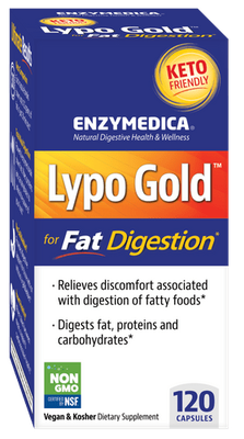 Enzymedica - Lypo Gold - 120 Veg Capsules