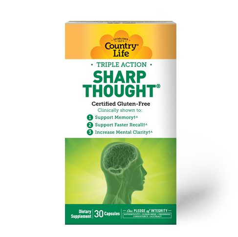 Country Life - Sharp Thought - 30 Capsules