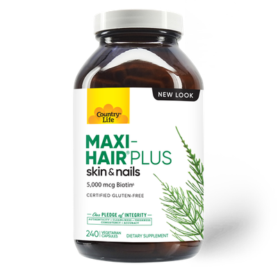 Country Life - Maxi Hair Plus - 240 Softgels