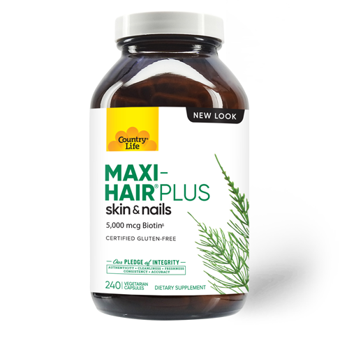 Country Life - Maxi Hair Plus - 240 Softgels