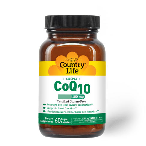 Country Life - Coq10 100 mg - 60 Softgels