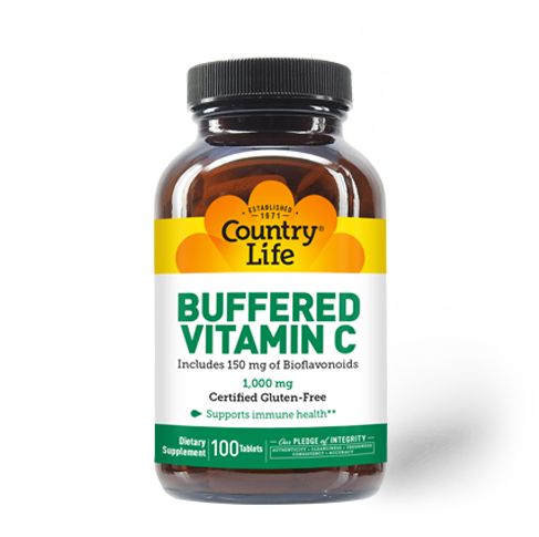 Country Life - Buffered Vitamin C 1000 mg - 100 Tablets