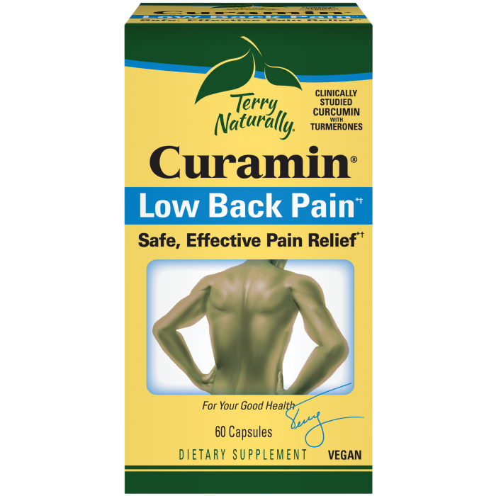 Terry Naturally - Curamin Low Back Pain - 60 Capsules