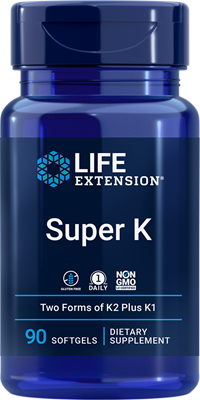 Life Extension - Super K With Advanced K2 Complex - 90 Softgels