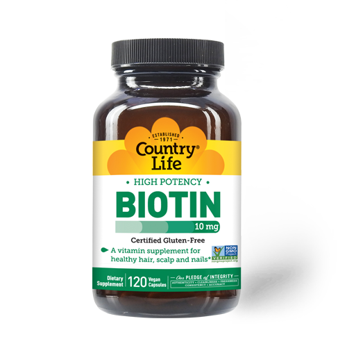 Country Life - Biotin 10 mg - 120 Tablets