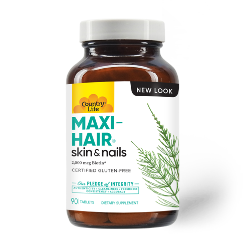 Country Life - Maxi Hair - 90 Veg Capsules