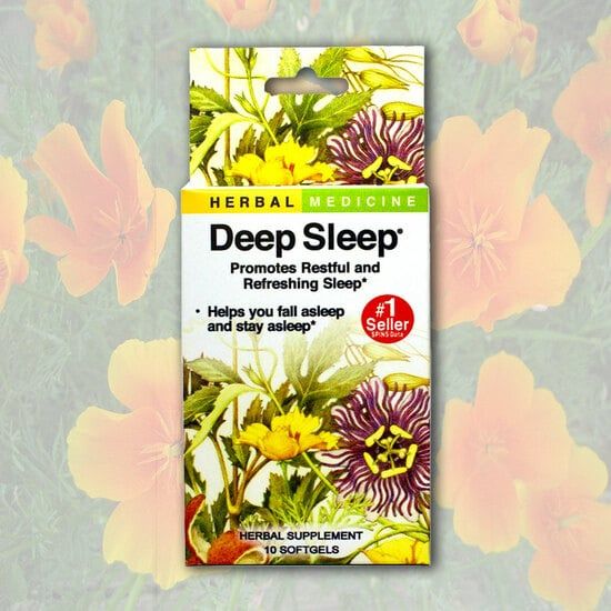 Herbs Etc - Deep Sleep Travel - 10 Softgels