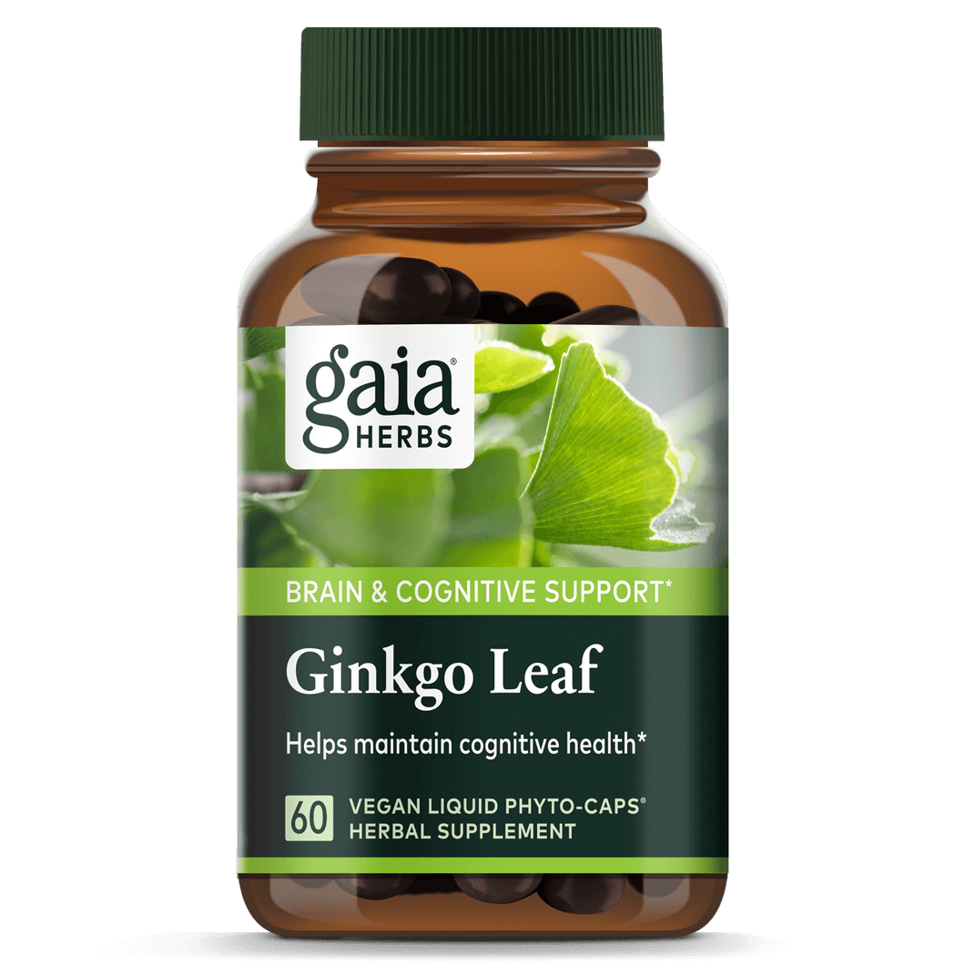 Gaia Herbs - Ginkgo Leaf - 60 Capsules